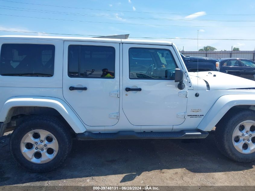 2014 Jeep Wrangler Unlimited Sahara VIN: 1C4BJWEG4EL212937 Lot: 39748131