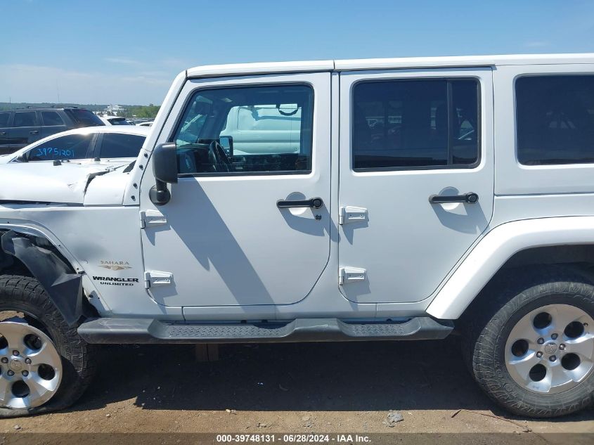 2014 Jeep Wrangler Unlimited Sahara VIN: 1C4BJWEG4EL212937 Lot: 39748131