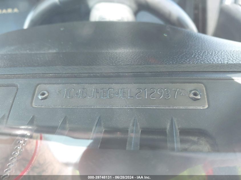 2014 Jeep Wrangler Unlimited Sahara VIN: 1C4BJWEG4EL212937 Lot: 39748131