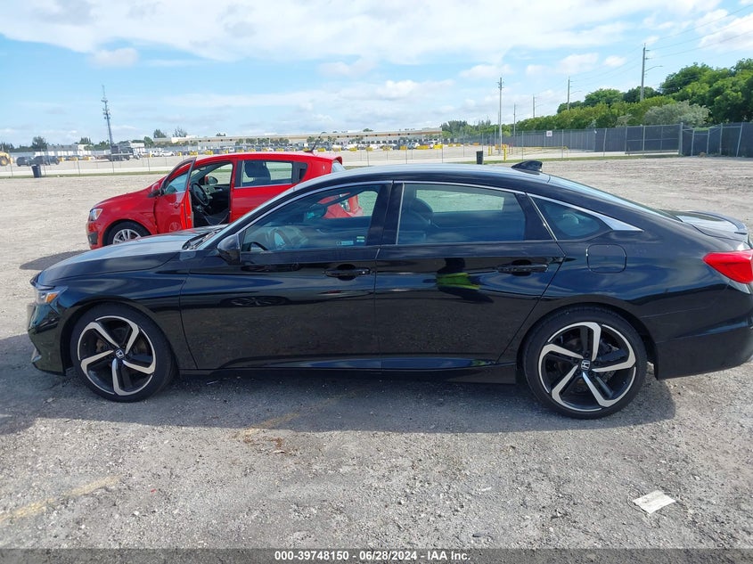 VIN: 1HGCV1F38MA074404 2021 HONDA ACCORD SPORT