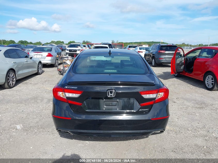 VIN: 1HGCV1F38MA074404 2021 HONDA ACCORD SPORT