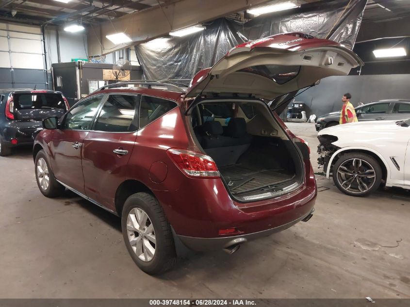 JN8AZ1MW2CW208868 2012 Nissan Murano Sv