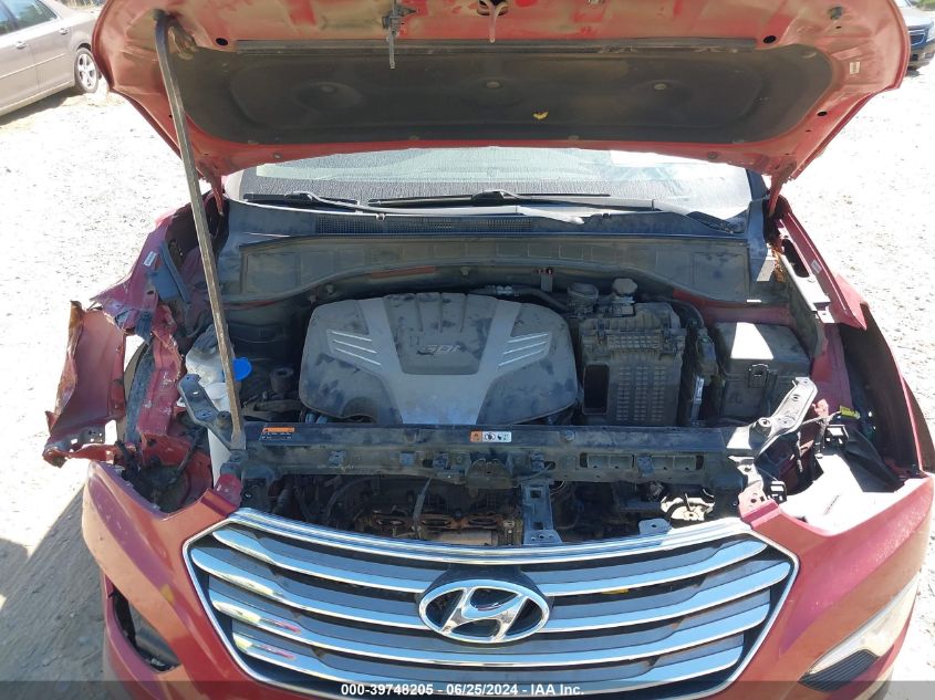 2013 Hyundai Santa Fe Gls VIN: KM8SM4HF0DU008722 Lot: 39748205