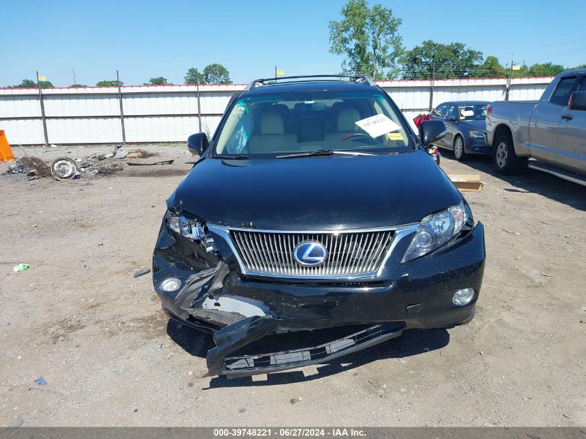 2011 Lexus Rx 450H VIN: JTJBC1BA8B2041301 Lot: 39748221