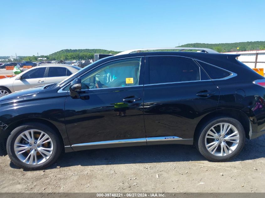 2011 Lexus Rx 450H VIN: JTJBC1BA8B2041301 Lot: 39748221