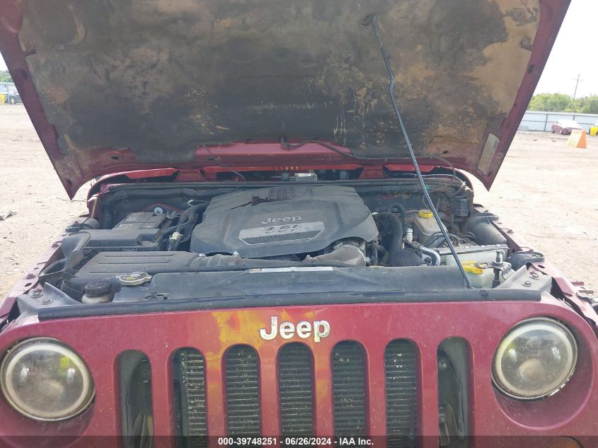 2012 Jeep Wrangler Unlimited Sahara VIN: 1C4BJWEG5CL161364 Lot: 39748251