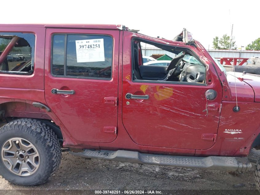 2012 Jeep Wrangler Unlimited Sahara VIN: 1C4BJWEG5CL161364 Lot: 39748251