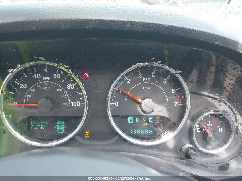 2012 Jeep Wrangler Unlimited Sahara VIN: 1C4BJWEG5CL161364 Lot: 39748251