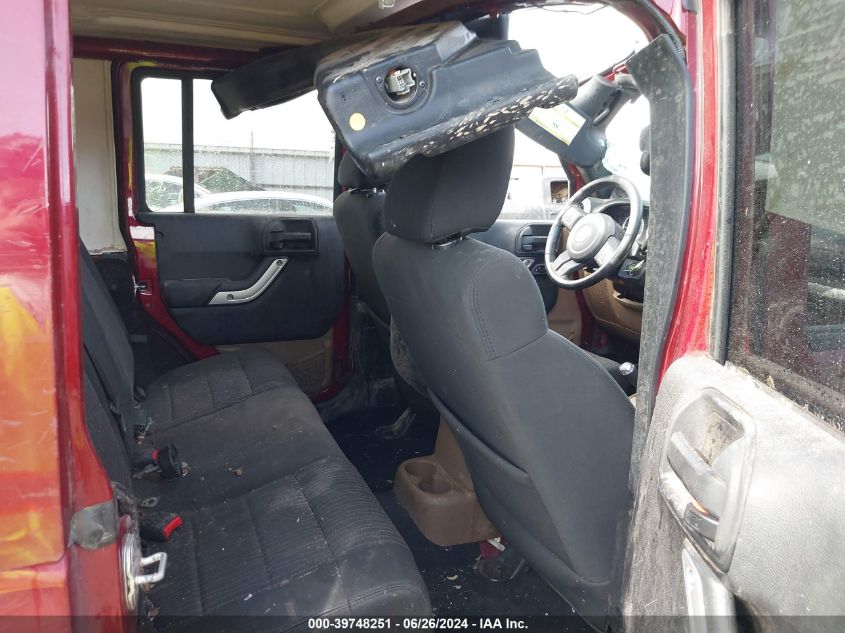 2012 Jeep Wrangler Unlimited Sahara VIN: 1C4BJWEG5CL161364 Lot: 39748251