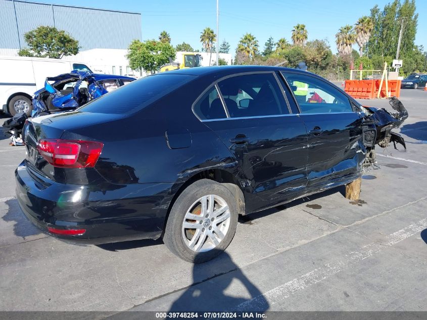 2017 Volkswagen Jetta 1.4T S VIN: 3VW2B7AJ2HM254110 Lot: 39748254