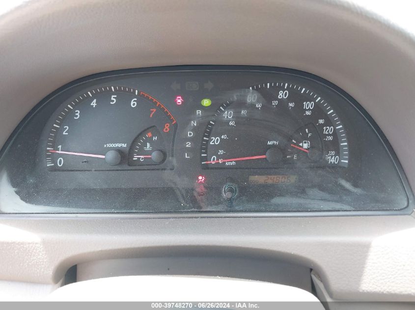 2004 Toyota Camry Le VIN: 4T1BE32K44U830520 Lot: 39748270