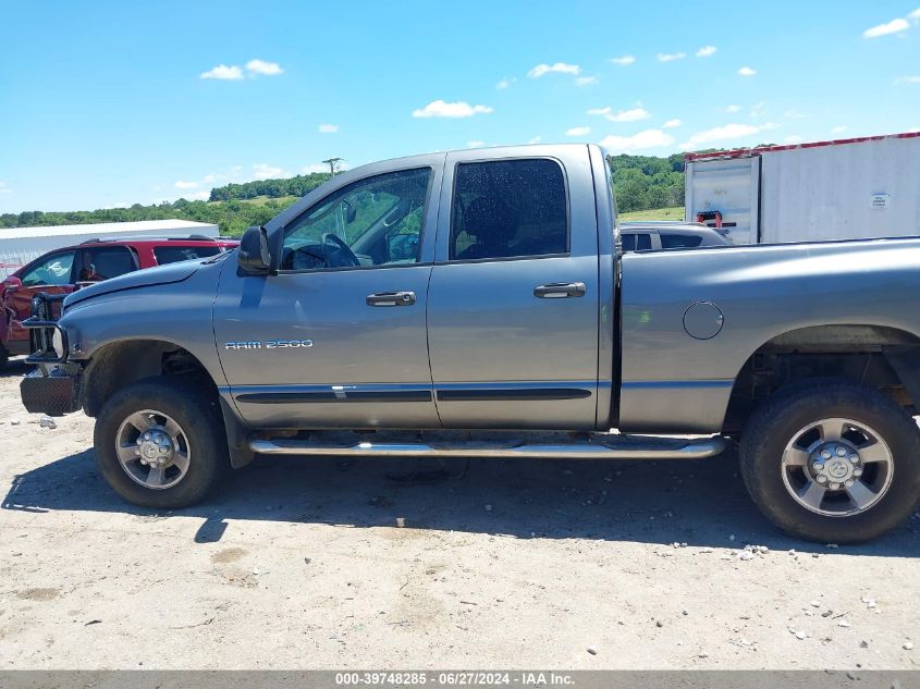 2005 Dodge Ram 2500 Slt/Laramie VIN: 3D7KS28C25G741630 Lot: 39748285