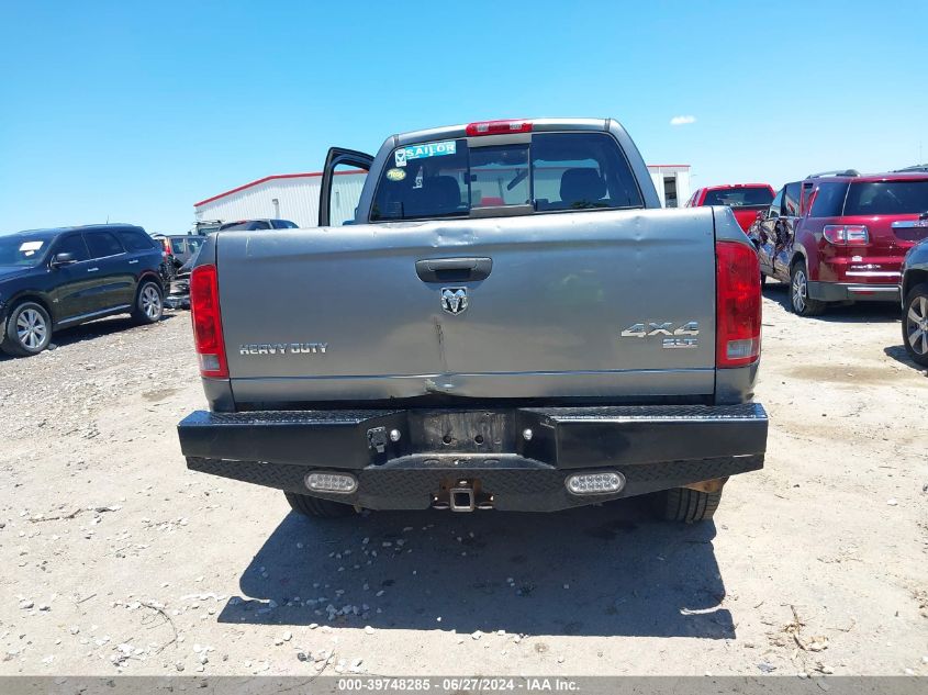2005 Dodge Ram 2500 Slt/Laramie VIN: 3D7KS28C25G741630 Lot: 39748285