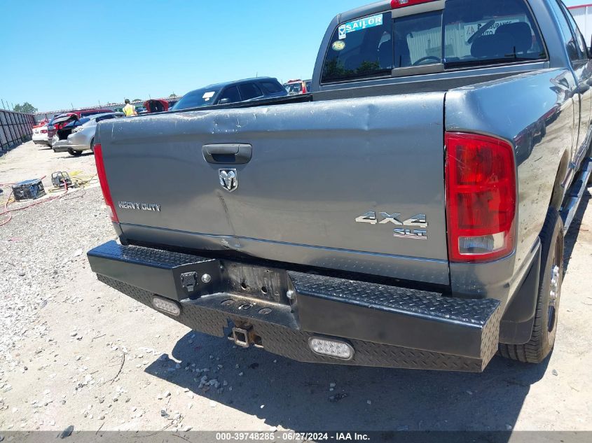 2005 Dodge Ram 2500 Slt/Laramie VIN: 3D7KS28C25G741630 Lot: 39748285