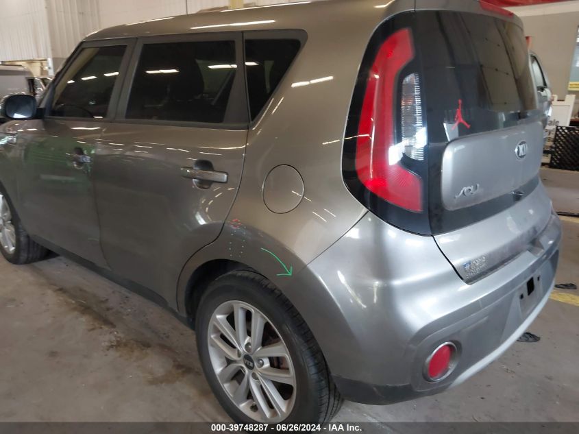 2019 Kia Soul + VIN: KNDJP3A55K7656734 Lot: 39748287