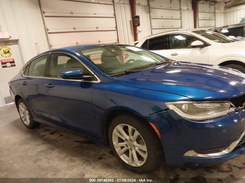 2016 Chrysler 200 Limited VIN: 1C3CCCAB3GN102593 Lot: 39748293