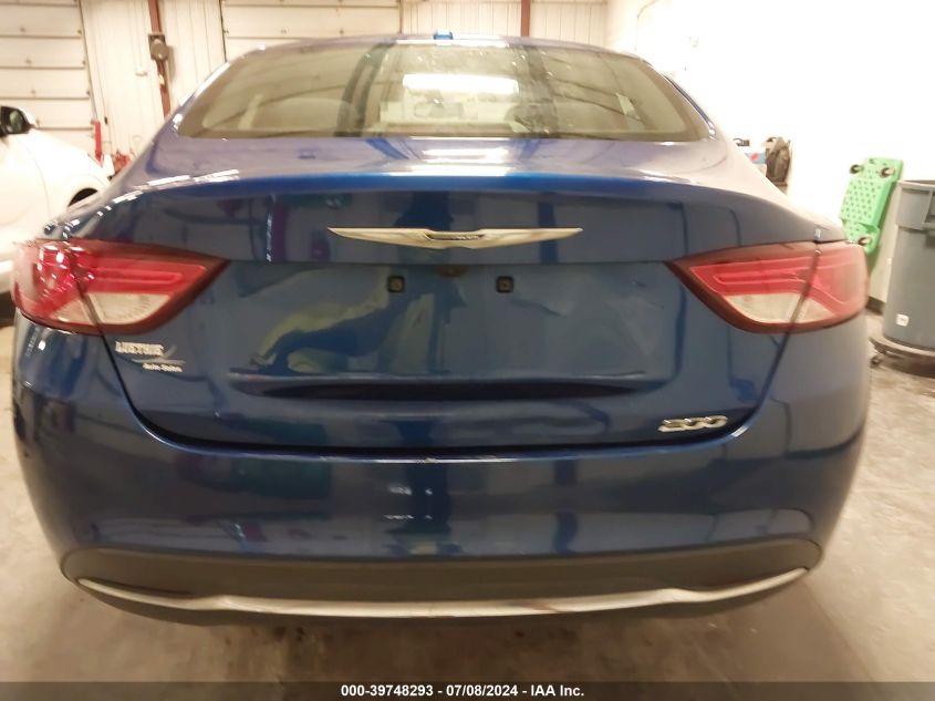 2016 Chrysler 200 Limited VIN: 1C3CCCAB3GN102593 Lot: 39748293