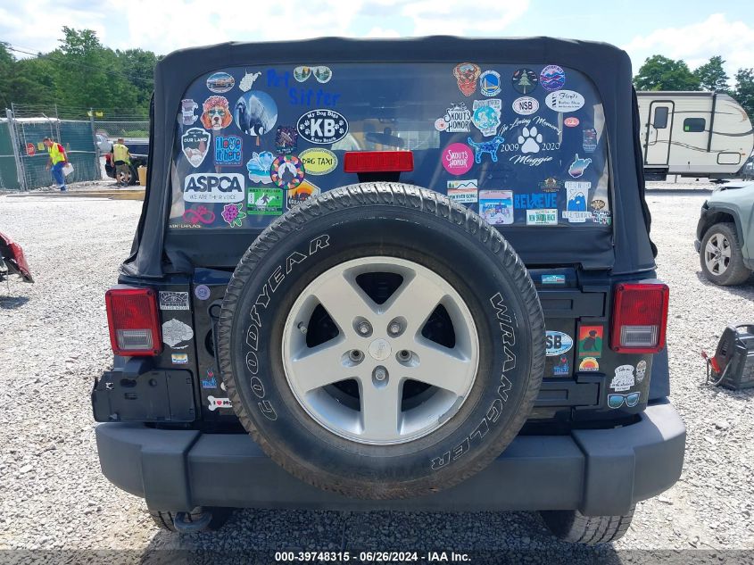 2014 Jeep Wrangler Sport VIN: 1C4GJWAG3EL235587 Lot: 39748315