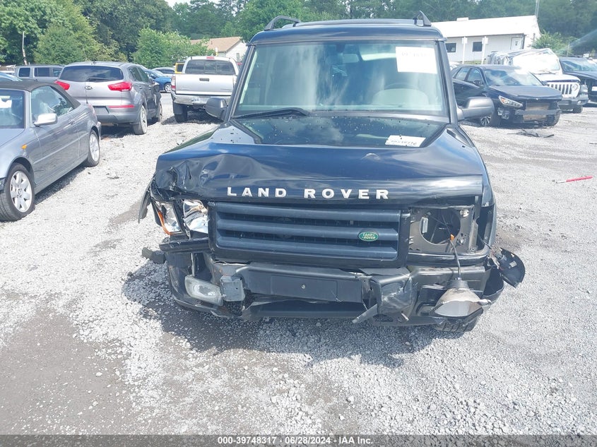 2000 Land Rover Discovery Ii VIN: SALTY1248YA233781 Lot: 39748317