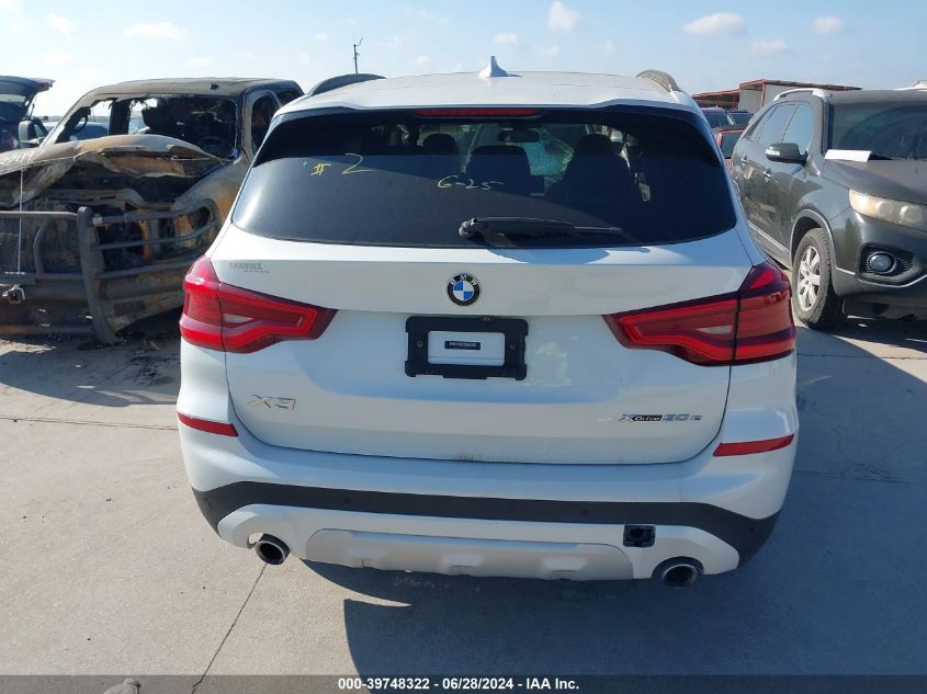 2021 BMW X3 Phev xDrive30E VIN: 5UXTS1C00M9F20811 Lot: 39748322