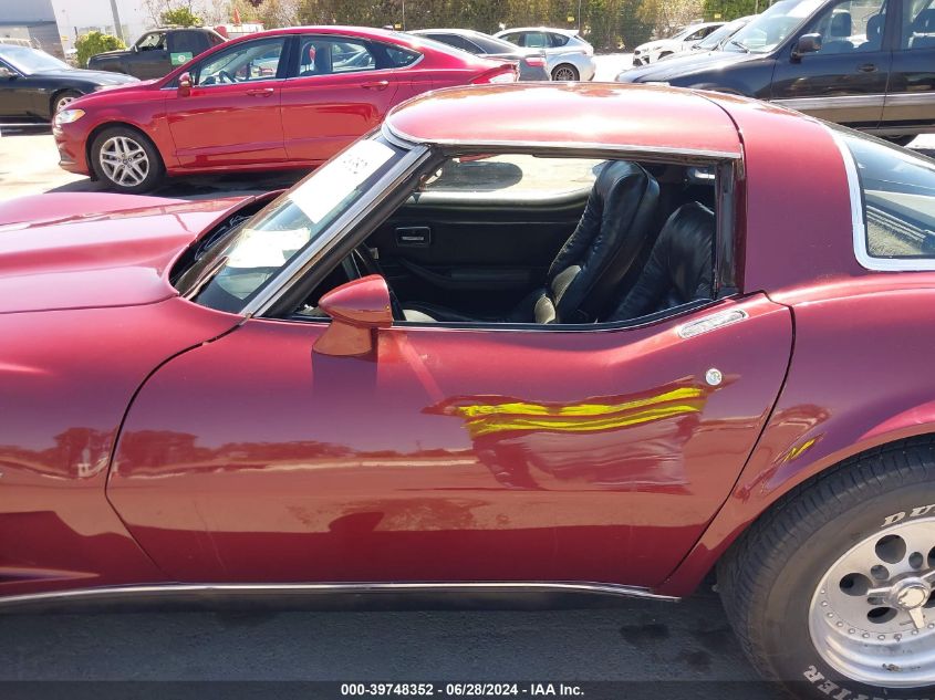 1979 Chevrolet Corvette VIN: 1Z8789S5434972 Lot: 39748352