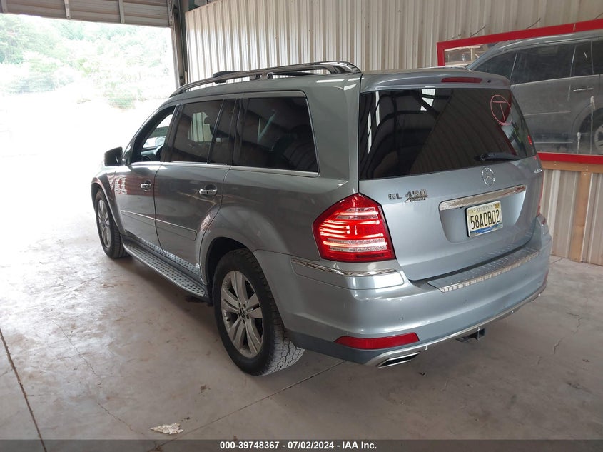 2012 Mercedes-Benz Gl 450 4Matic VIN: 4JGBF7BE8CA783507 Lot: 39748367