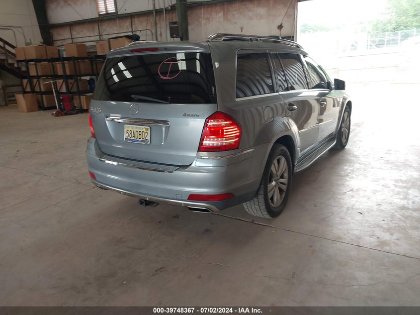 2012 Mercedes-Benz Gl 450 4Matic VIN: 4JGBF7BE8CA783507 Lot: 39748367
