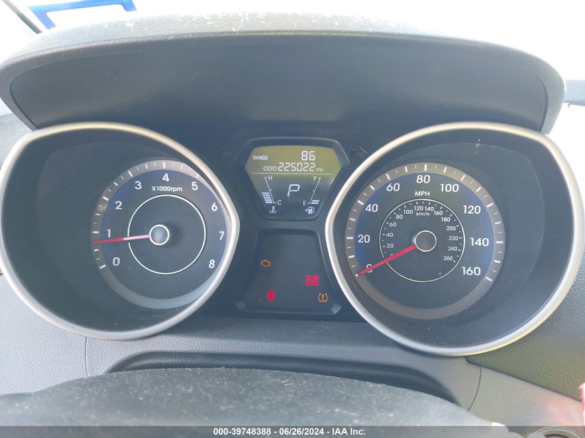 2013 Hyundai Elantra Limited VIN: KMHDH4AE7DU661630 Lot: 39748388