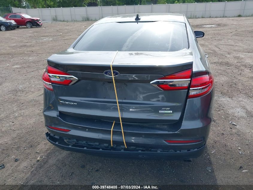 2020 Ford Fusion Se VIN: 3FA6P0HD2LR166043 Lot: 39748405