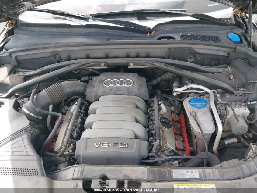 2010 Audi Q5 3.2 Premium VIN: WA1LKAFP9AA051326 Lot: 39748435