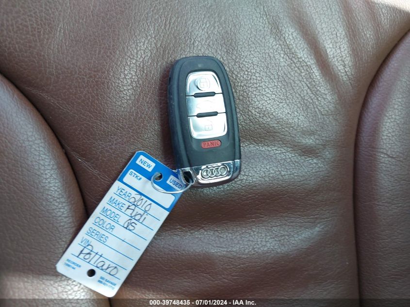 2010 Audi Q5 3.2 Premium VIN: WA1LKAFP9AA051326 Lot: 39748435