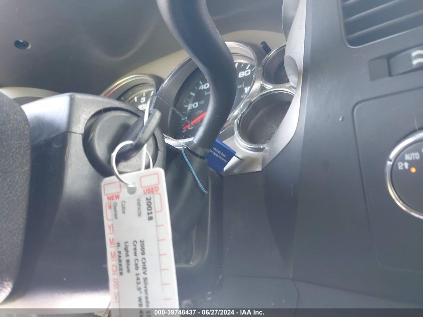 2009 Chevrolet Silverado 1500 Lt VIN: 3GCEK233X9G104294 Lot: 39748437