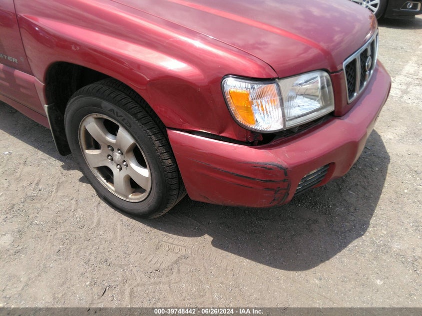 2002 Subaru Forester S VIN: JF1SF65642H743990 Lot: 39748442