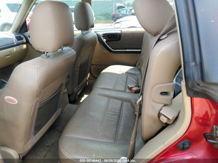 2002 Subaru Forester S VIN: JF1SF65642H743990 Lot: 39748442