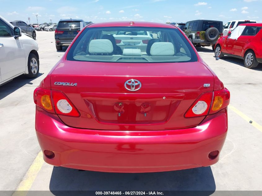 2010 Toyota Corolla Le VIN: 2T1BU4EE5AC498180 Lot: 39748465