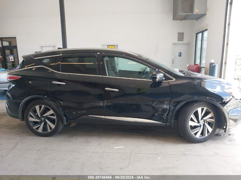 2018 Nissan Murano Platinum VIN: 5N1AZ2MH5JN114985 Lot: 39748468