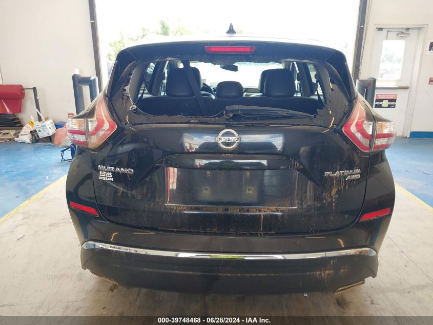 2018 Nissan Murano Platinum VIN: 5N1AZ2MH5JN114985 Lot: 39748468