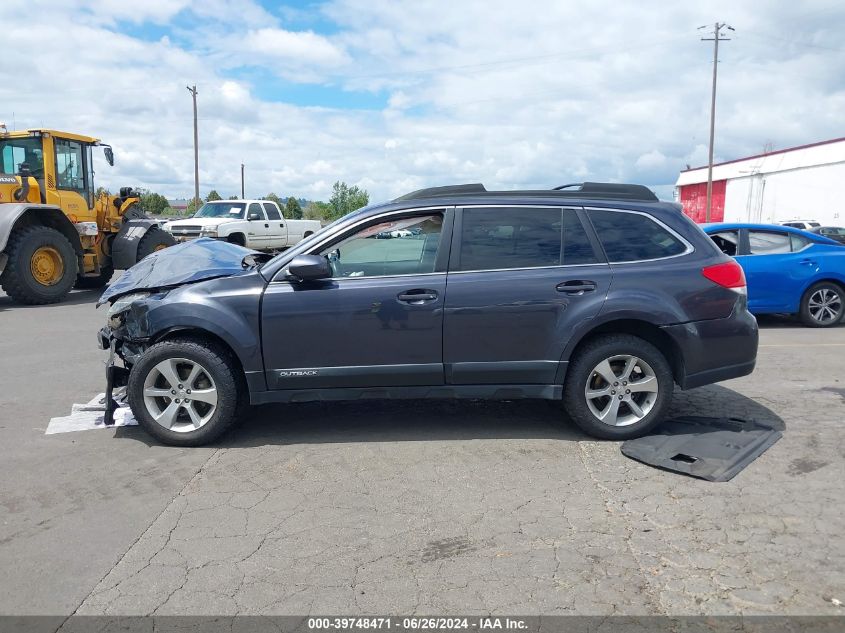 2013 Subaru Outback 2.5I Limited VIN: 4S4BRBKC8D3258476 Lot: 39748471