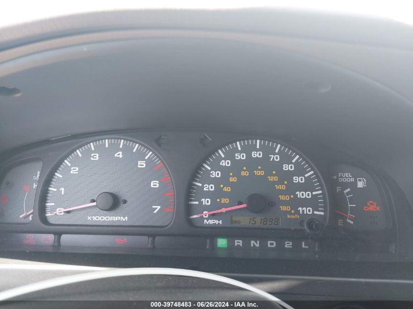 2000 Toyota 4Runner Sr5 V6 VIN: JT3GN86R9Y0162391 Lot: 39748483