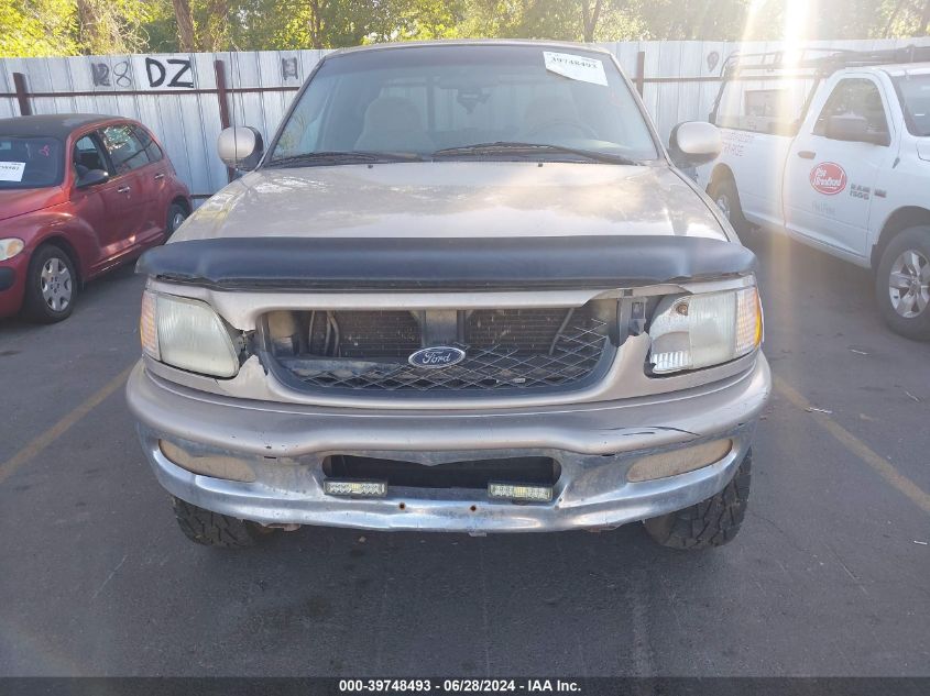 1998 Ford F-150 Lariat/Standard/Xl/Xlt VIN: 1FTZX18W9WKB78407 Lot: 39748493