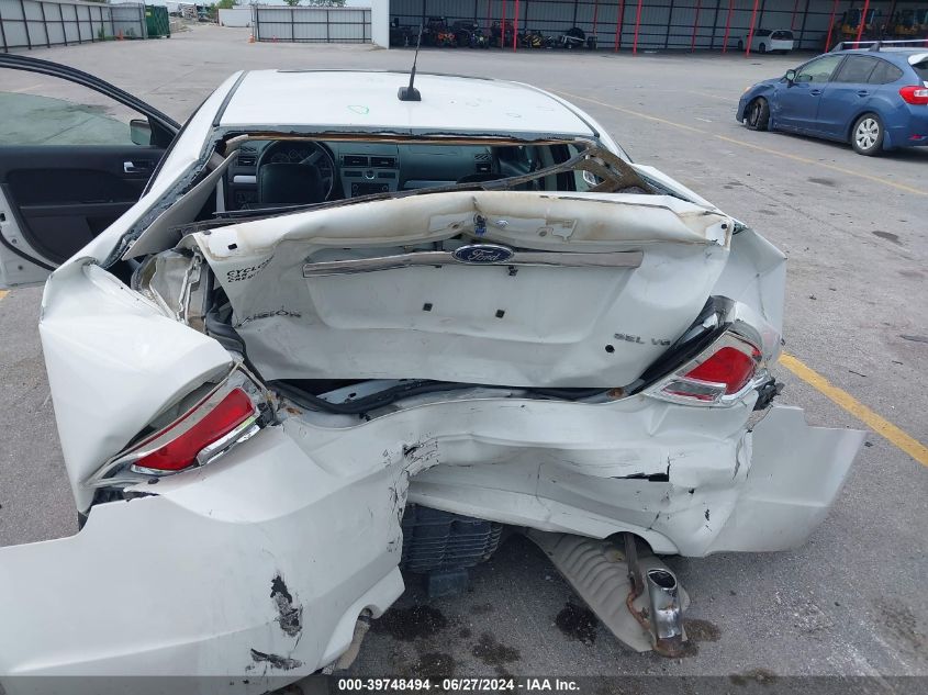 2009 Ford Fusion Sel VIN: 3FAHP081X9R162104 Lot: 39748494