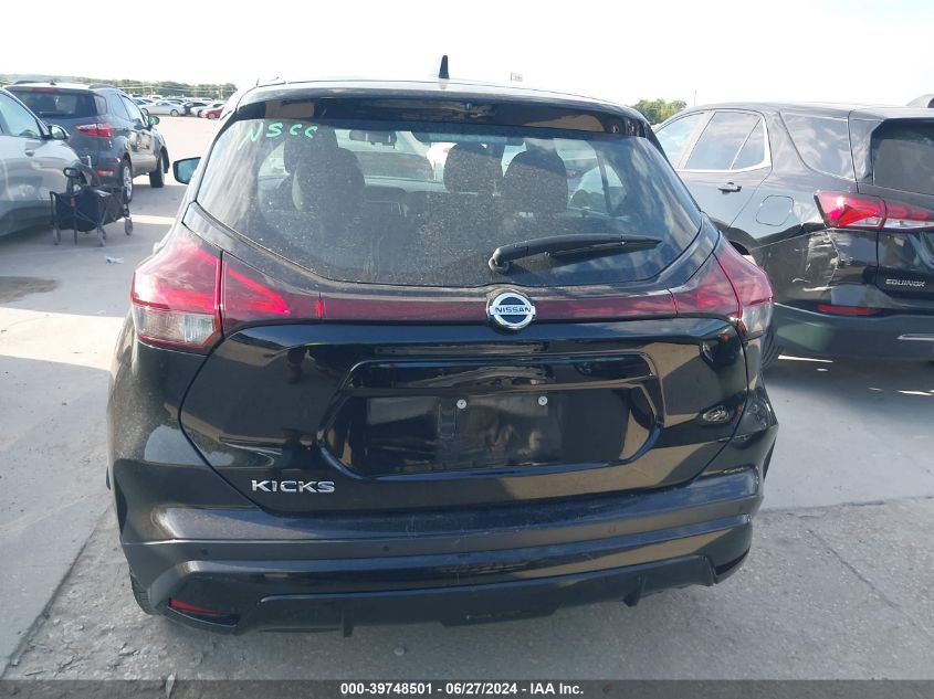 2021 Nissan Kicks S VIN: 3N1CP5BV7ML500196 Lot: 39748501