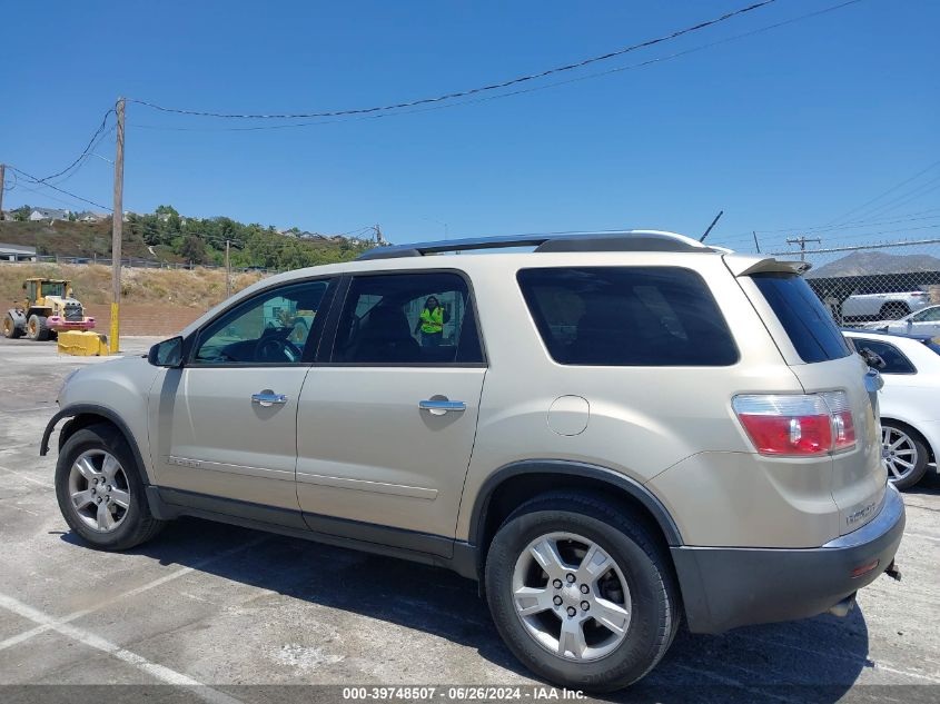 2007 GMC Acadia Sle-1 VIN: 1GKER13787J151798 Lot: 39748507