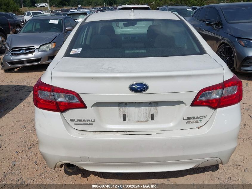 2017 Subaru Legacy 2.5I Premium VIN: 4S3BNAF6XH3044318 Lot: 39748512