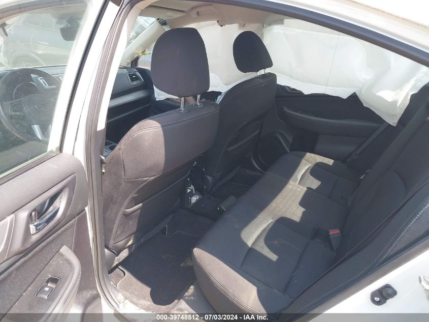 2017 Subaru Legacy 2.5I Premium VIN: 4S3BNAF6XH3044318 Lot: 39748512