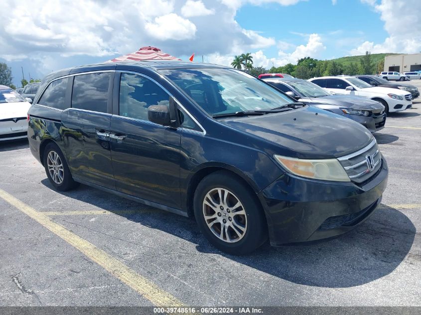 2011 Honda Odyssey Ex-L VIN: 5FNRL5H66BB082423 Lot: 39748516