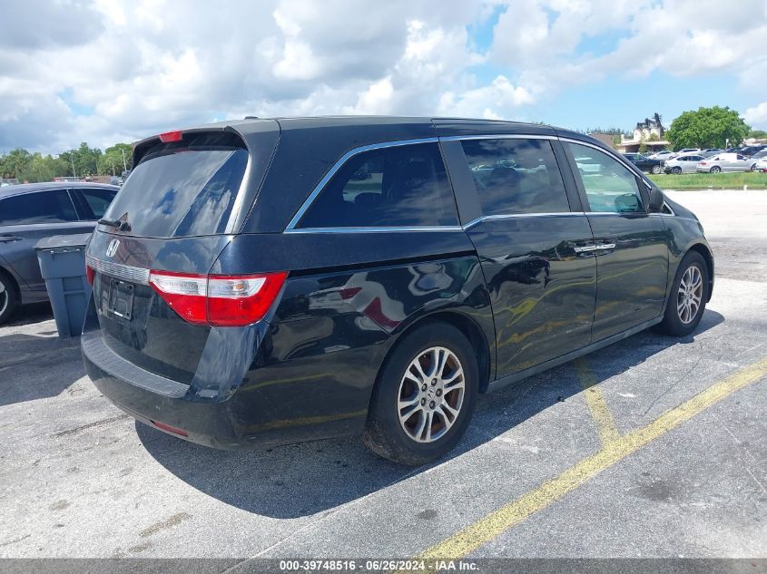 2011 Honda Odyssey Ex-L VIN: 5FNRL5H66BB082423 Lot: 39748516