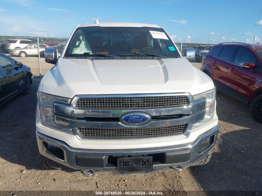 2019 Ford F-150 King Ranch VIN: 1FTFW1E18KFA41329 Lot: 39748520