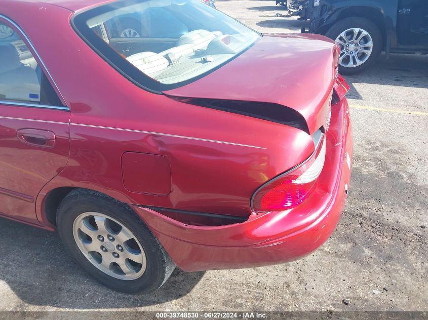 2000 Mazda 626 Es/Lx VIN: 1YVGF22C2Y5173401 Lot: 39748530