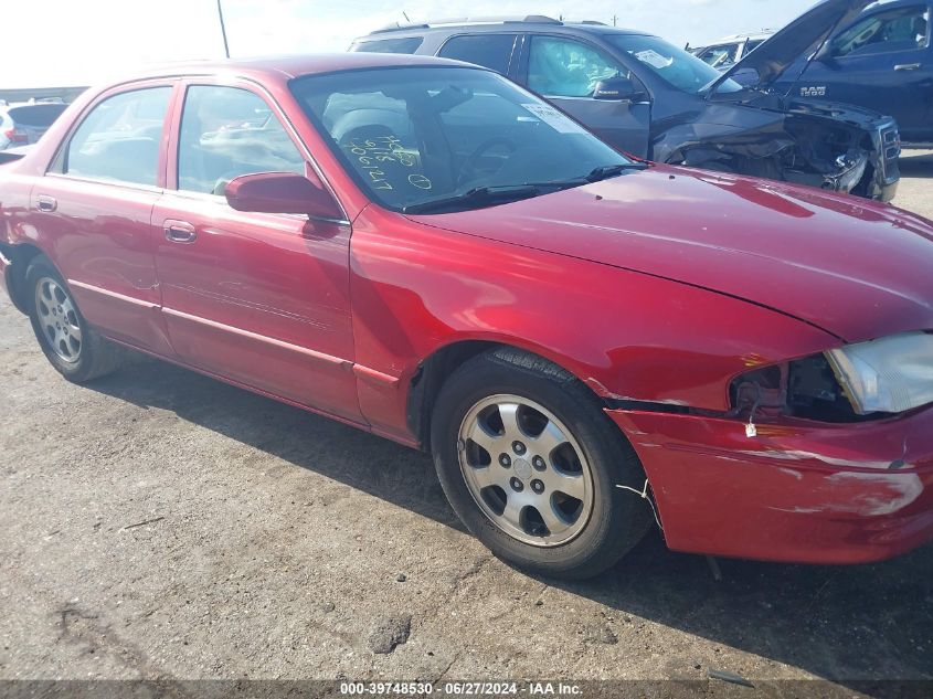 2000 Mazda 626 Es/Lx VIN: 1YVGF22C2Y5173401 Lot: 39748530